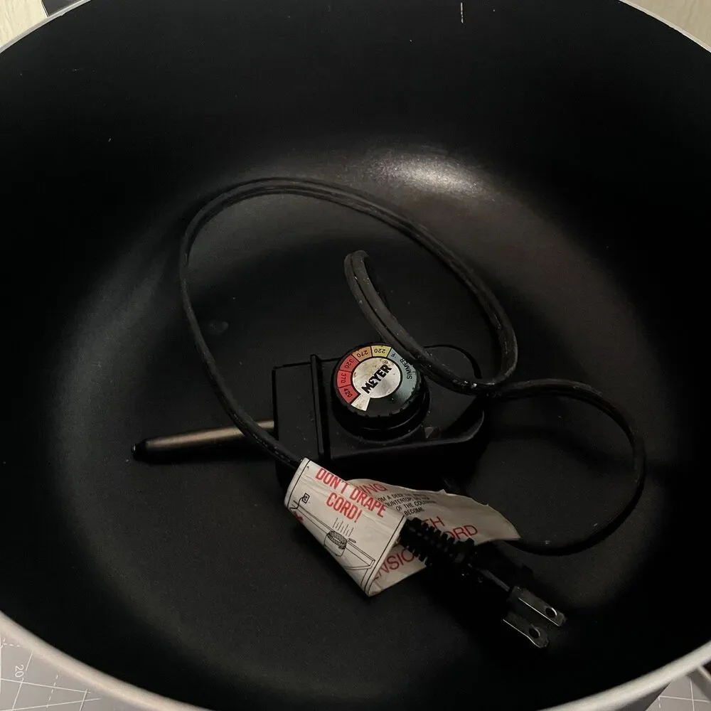 NICE Vintage Goose Geese Electric Cooker Buffet Frying Pan Meyer Granny Country